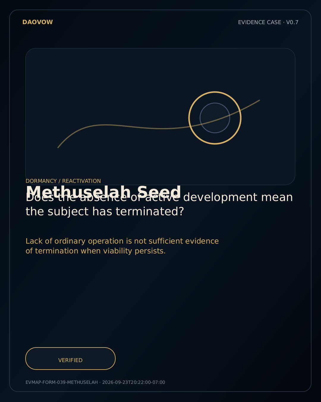 Methuselah Seed