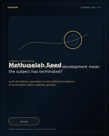 Methuselah Seed